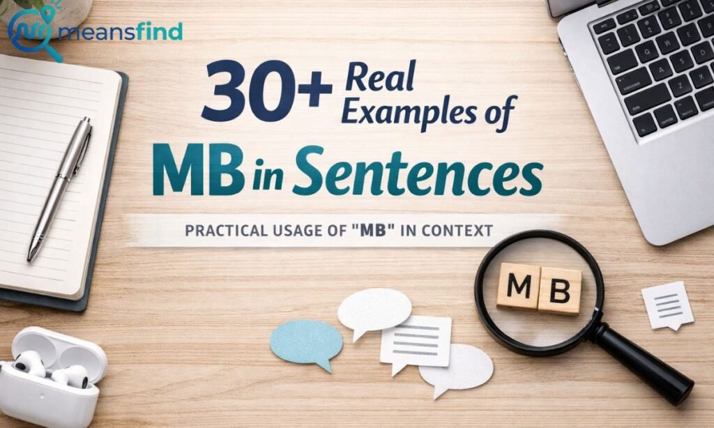 30+ Real Examples of MB in Sentences