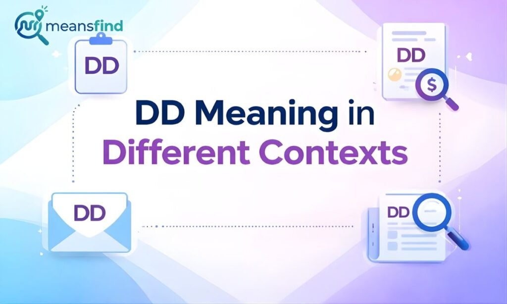DD Meaning in Different Contexts