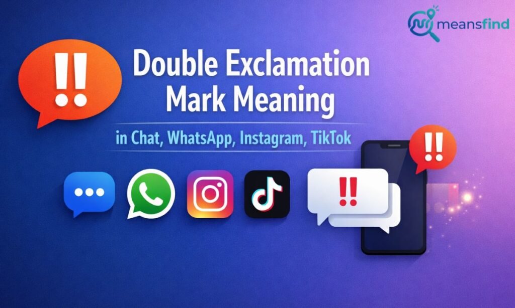 Double Exclamation Mark Meaning in Chat, WhatsApp, Instagram, TikTok