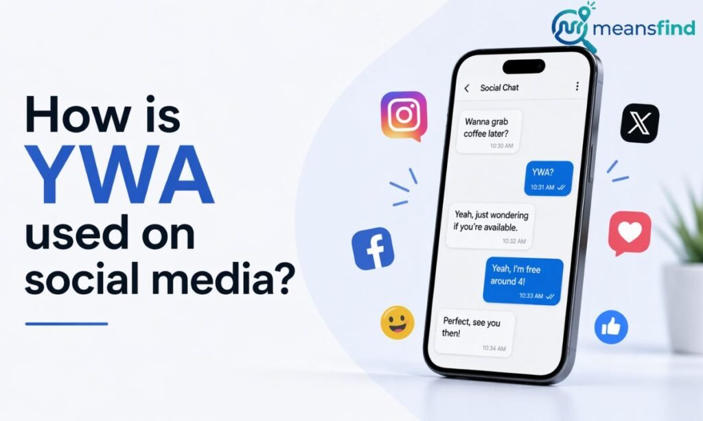 How is YWA used on social media