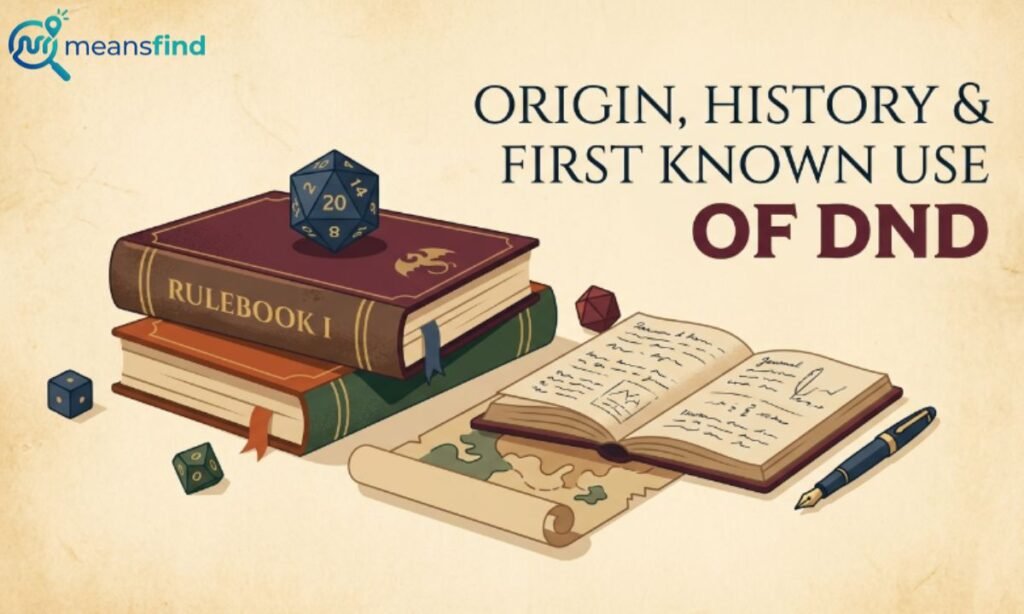 Origin, History & First Known Use of DND
