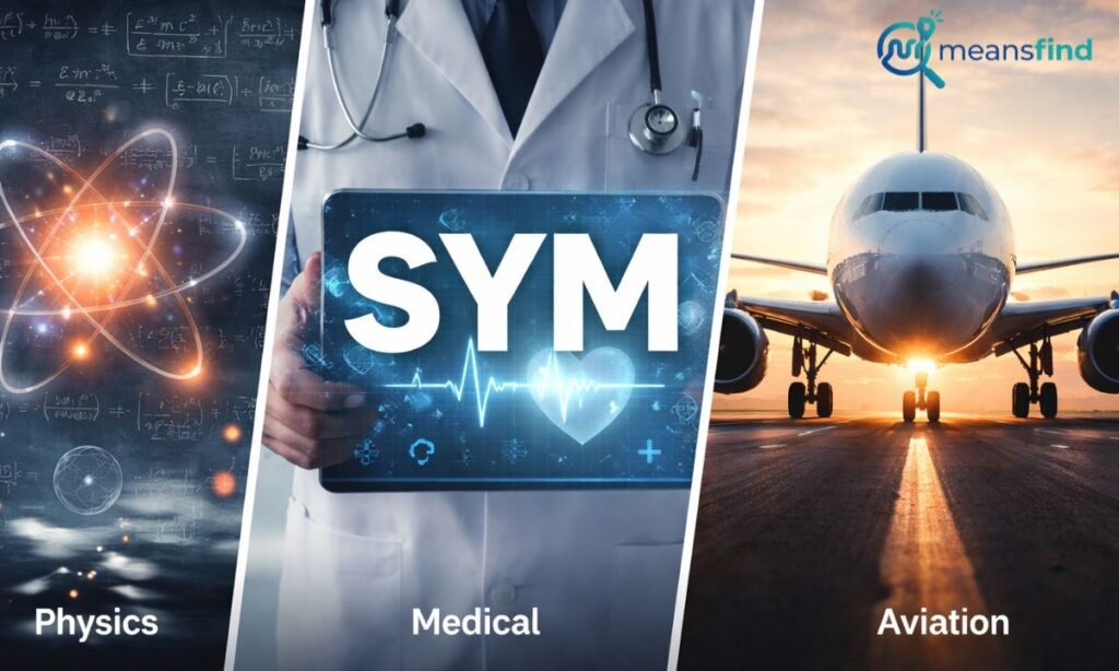 SYM Meaning in Physics, Medical, and Aircraft Terminology