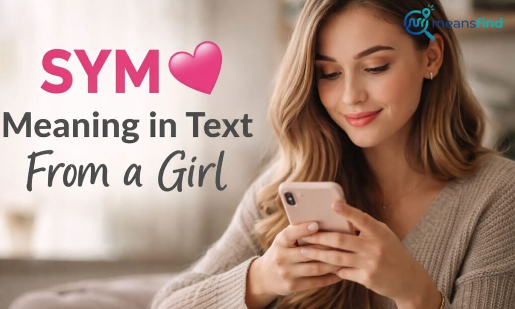 SYM Meaning in Text From a Girl