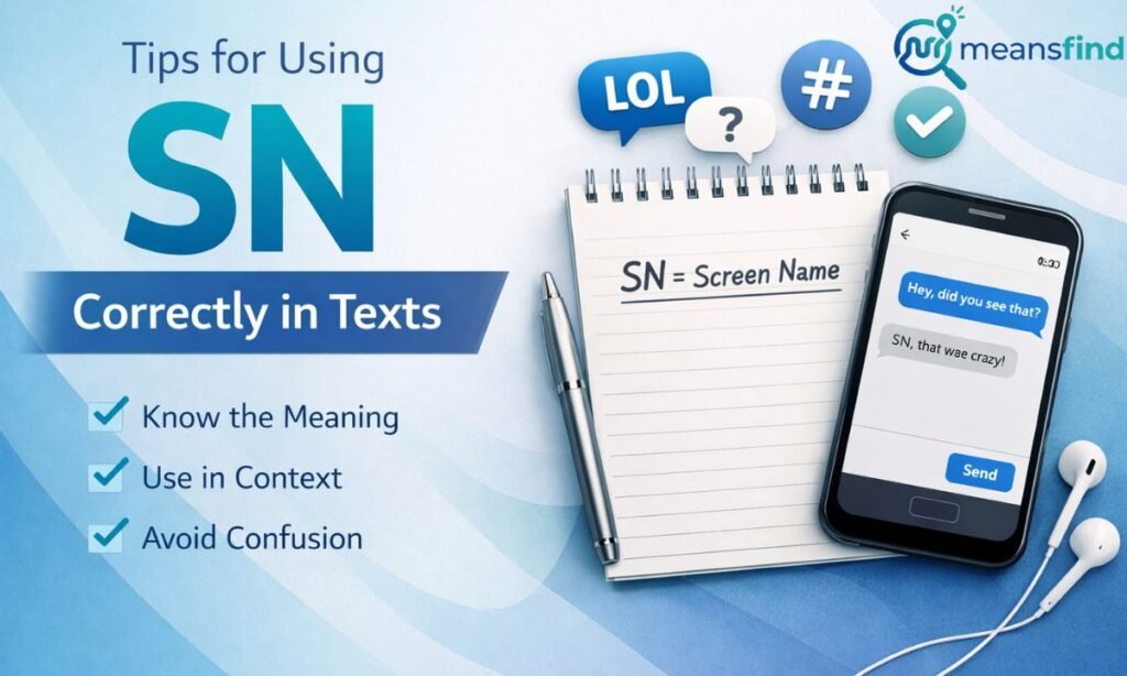 Tips for Using SN Correctly in Texts