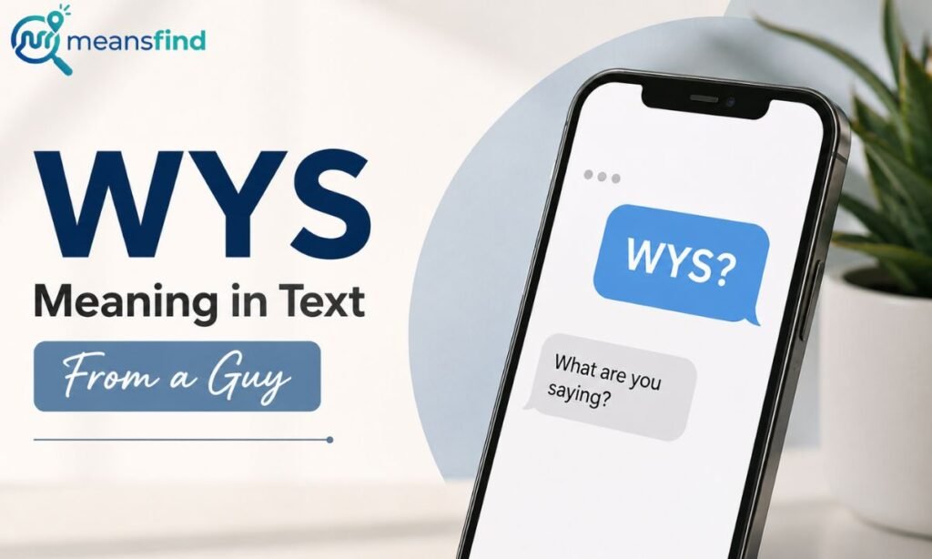 WYS Meaning in Text From a Guy