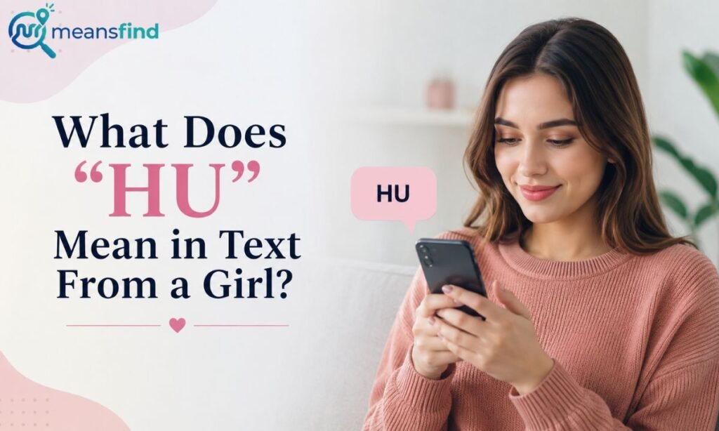What Does HU Mean in Text From a Girl