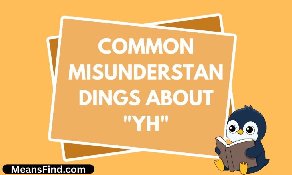 Common Misunderstandings About YH