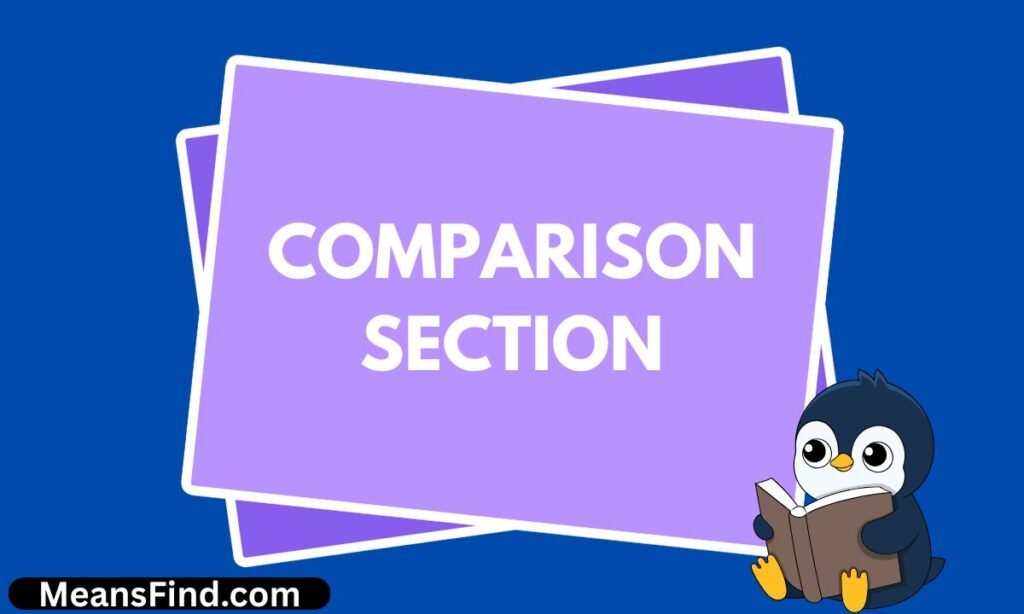 Comparison Section