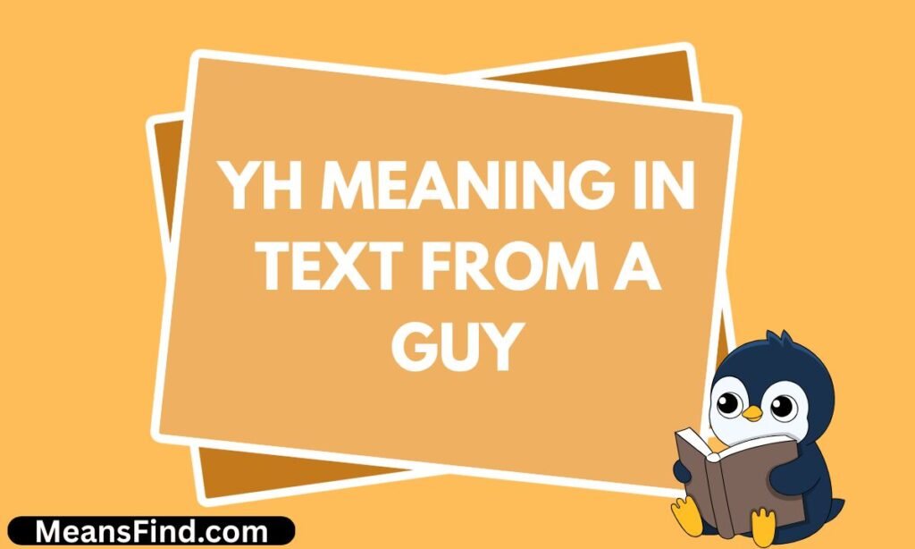 YH Meaning in Text From a Guy