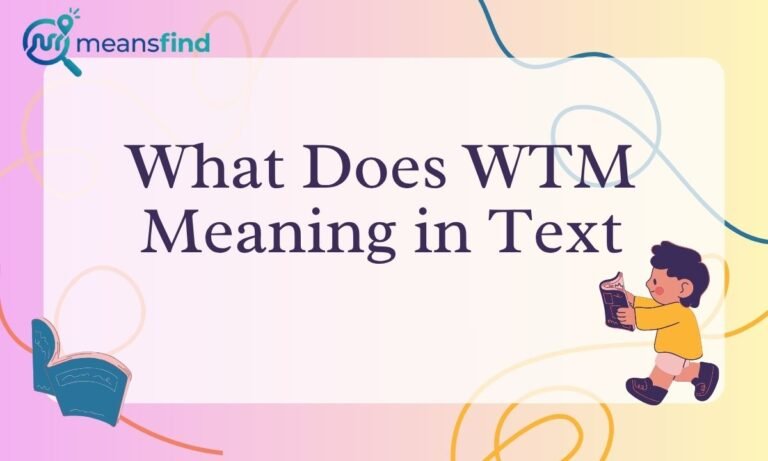 WTM Meaning in Text