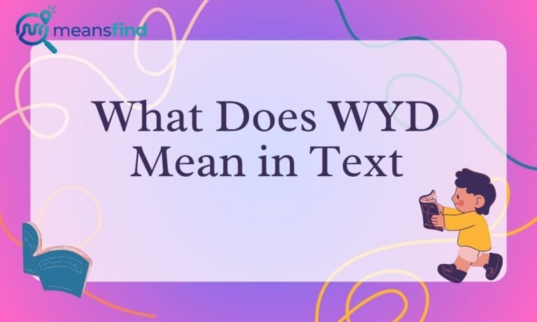 WYD Meaning in Text