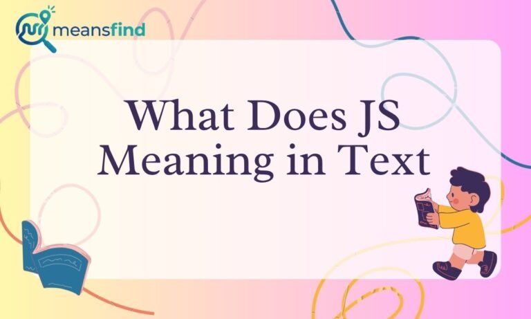 JS Meaning in Text