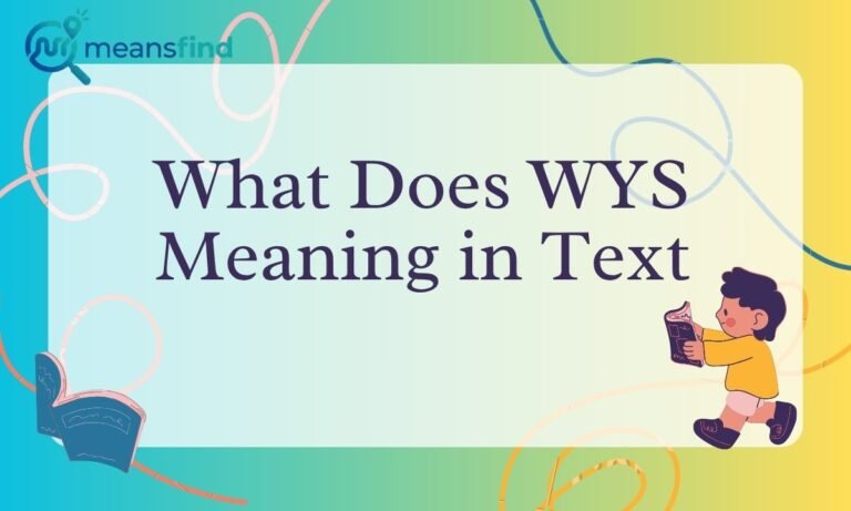 WYS Meaning in Text