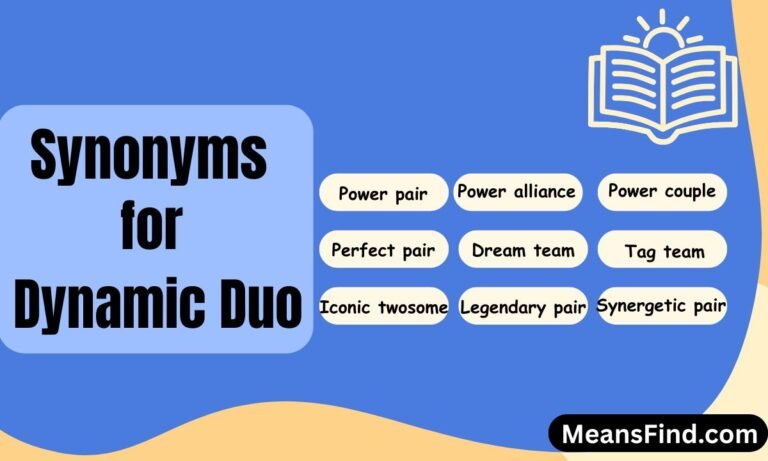 Synonyms for Dynamic Duo