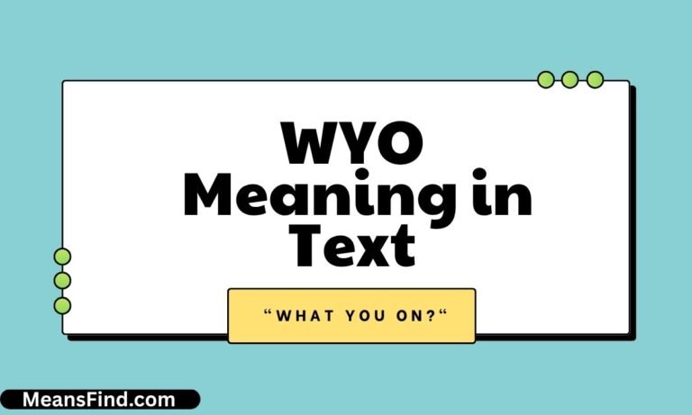 WYO Meaning in Text