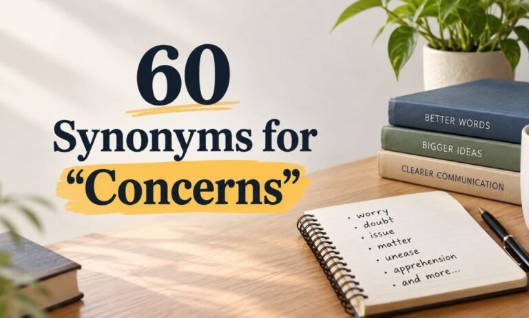 60 Synonyms for Concerns