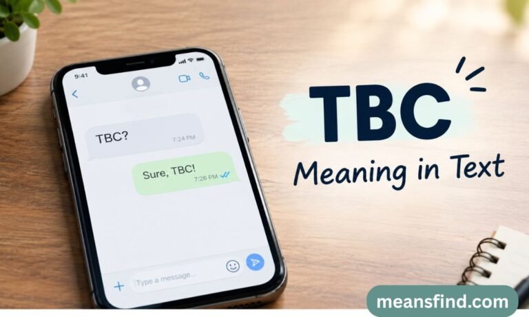 TBC Meaning in Text